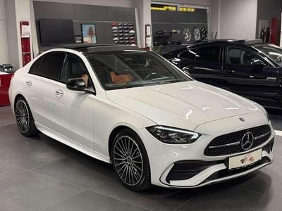 Weiß Gebraucht 2021 Mercedes C220 AMG Limousine | € 35.990 (Teuer)
