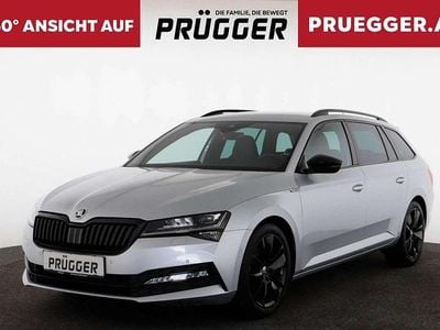 Silber Gebraucht 2021 Skoda Superb SportLine Kombi | € 27.990 (Teuer)