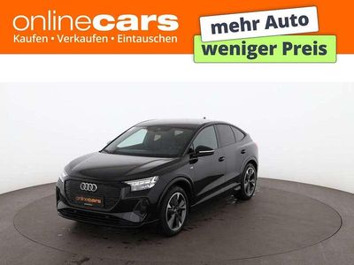 Gebraucht Audi Q4 Sportback e-tron S-Line 150 kW (204 PS) 2022 Schwarz SUV