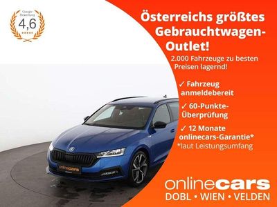 Blau Gebraucht 2022 Skoda Octavia SportLine Kombi | € 24.990 (Etwas zu teuer)