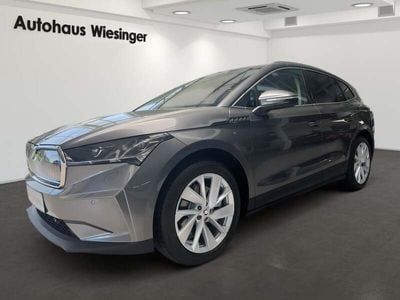 Mittelgrau metallic Gebraucht 2023 Skoda Enyaq iV SUV | € 44.490 (Etwas zu teuer)