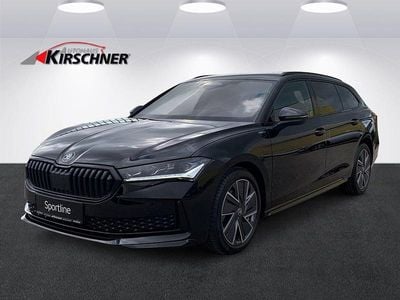 Neu Skoda Superb SportLine 150 PS (110 kW) 2026 Schwarz  metallicperleffektno Kombi