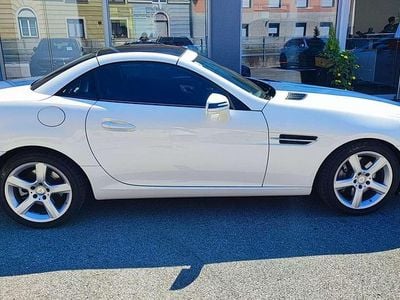 Gebraucht Mercedes SLK200 184 PS (135 kW) 2015 Weiß Cabrio
