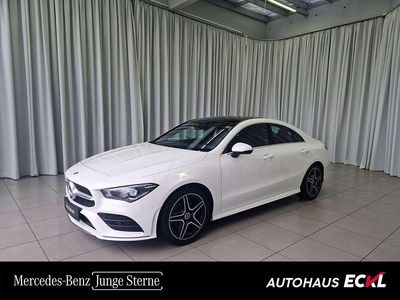 Weiß Gebraucht 2023 Mercedes CLA200 AMG line Coupé | € 32.990 (Superpreis)