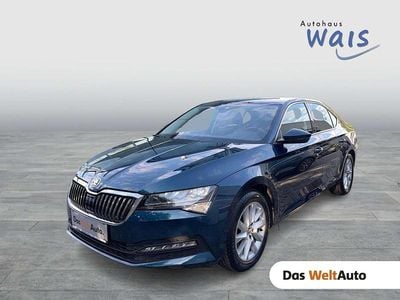 Dunkelblau metallic Gebraucht 2021 Skoda Superb Ambition Limousine | € 22.950 (Guter Preis)
