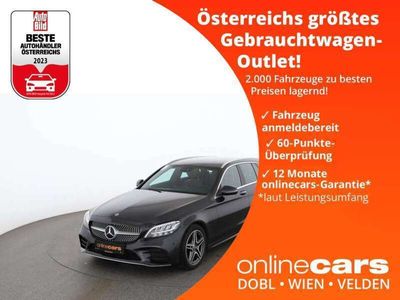 gebraucht Mercedes C220 T d AMG Line Aut LED AHK LEDER NAVI TEMP