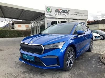 Mittelblau metallic Gebraucht 2023 Skoda Enyaq iV SUV | € 41.500 (Teuer)