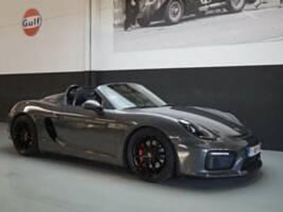 Grau Gebraucht 2016 Porsche Boxster Spyder Cabrio | € 99.900