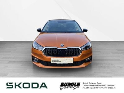 Gebraucht Skoda Fabia Style 95 PS (69 kW) 2022 Mittelorange  metallic Kleinwagen