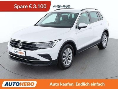 Weiß Gebraucht 2022 VW Tiguan Life SUV | € 27.890 (Superpreis)