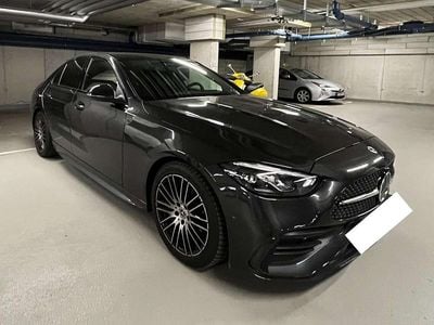 Schwarz Gebraucht 2022 Mercedes C180 AMG line Limousine | € 45.975 (Teuer)