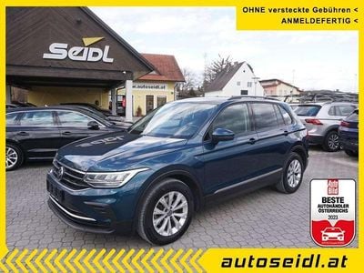 Gebraucht VW Tiguan Life 150 PS (110 kW) 2021 Blau SUV