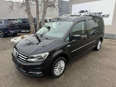 Schwarz Gebraucht 2017 VW Caddy Maxi Highline Van / Kleinbus | € 17.990 (Superpreis)