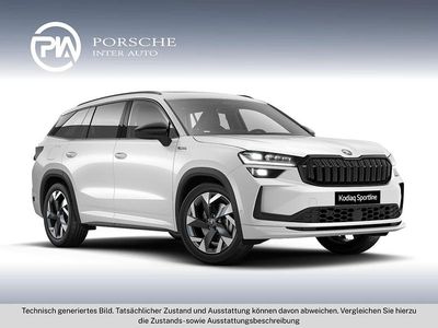 Weiss metallic Neu 2026 Skoda Kodiaq SportLine SUV | € 53.280 (Teuer)