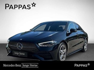 Kosmosschwarz metallic Gebraucht 2024 Mercedes CLA200 AMG Line Premium Coupé | € 43.790 (Etwas zu teuer)