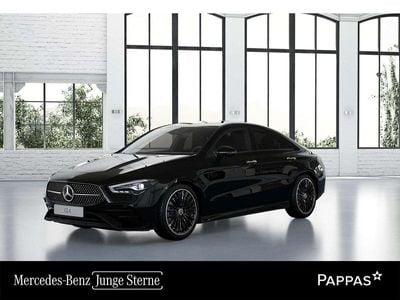Metalliclack kosmosschwarz Gebraucht 2025 Mercedes CLA200 AMG line Coupé | € 44.900 (Etwas zu teuer)