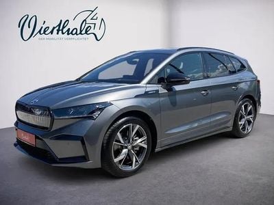 Mittelgrau metallic Gebraucht 2025 Skoda Enyaq iV SportLine SUV | € 46.480 (Etwas zu teuer)