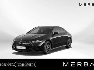 Nachtschwarz Gebraucht 2024 Mercedes CLA180 AMG line Limousine | € 39.990 (Teuer)