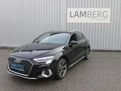 Schwarz metallicperleffektno Gebraucht 2022 Audi A3 Sportback e-tron Advanced Kleinwagen | € 37.500