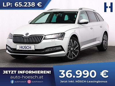 gebraucht Skoda Superb Combi TDI 4x4 Style LEDER AHK STHZ -43%