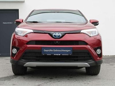 Gebraucht Toyota RAV4 Hybrid Lounge 155 PS (114 kW) 2018 Rot SUV