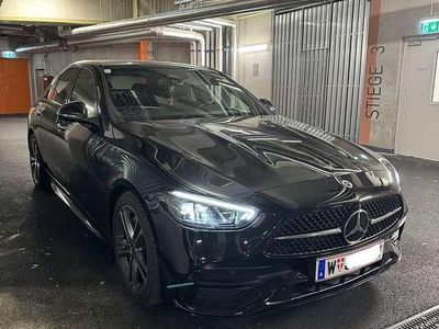 Schwarz Gebraucht 2023 Mercedes C220 AMG Limousine | € 50.999