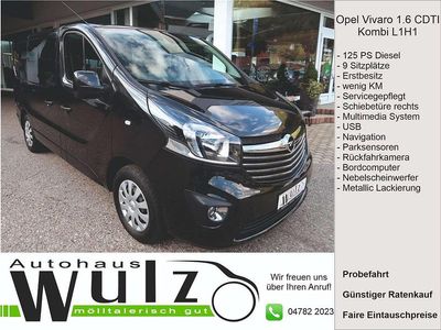 Schwarz Gebraucht 2017 Opel Vivaro Van / Kleinbus | € 20.990