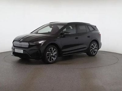 Schwarz metallicperleffektno Gebraucht 2025 Skoda Enyaq iV SportLine SUV | € 54.990