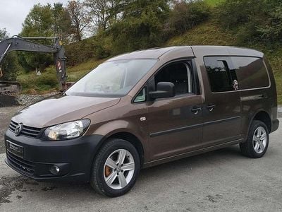 Gebraucht VW Caddy Maxi 110 PS (80 kW) 2011 Braun Van / Kleinbus