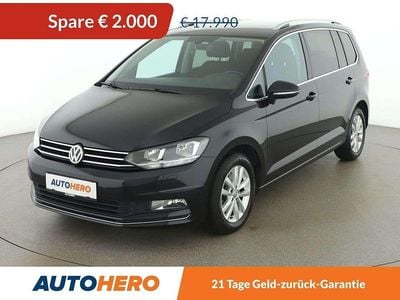 Schwarz Gebraucht 2016 VW Touran Highline Van / Kleinbus | € 15.990 (Fairer Preis)