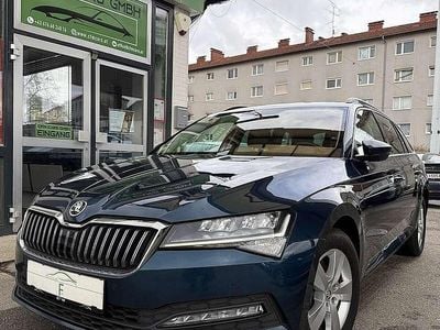 Gebraucht Skoda Superb Ambition 150 PS (110 kW) 2022 Blau Kombi