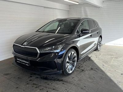 Schwarz metallicperleffektno Gebraucht 2021 Skoda Enyaq iV SUV | € 34.990 (Teuer)