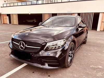 Schwarz Gebraucht 2020 Mercedes C300e AMG line Kombi | € 25.500 (Fairer Preis)
