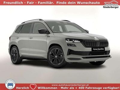 gebraucht Skoda Karoq Sportline TDI 150 DSG Sportl AHK Matrix Nav 360°