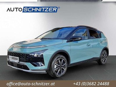 gebraucht Hyundai Bayon BAYON 10 T-GDI GO PLUS inkl. O2 Dach schwarz l...