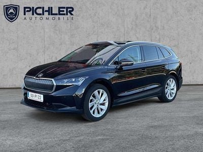 Schwarz metallicperleffektno Gebraucht 2021 Skoda Enyaq iV SUV | € 28.900 (Etwas zu teuer)