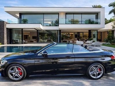 Gebraucht Mercedes C200 AMG line 184 PS (135 kW) 2019 Schwarz Cabrio