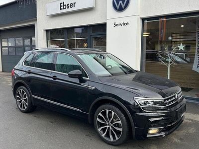 Schwarz metallicperleffektno Gebraucht 2018 VW Tiguan Highline SUV | € 29.500 (Teuer)