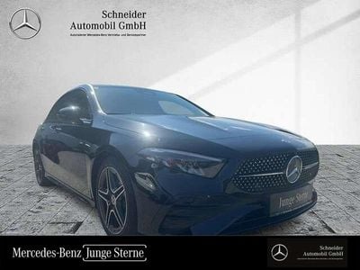 Schwarz Gebraucht 2023 Mercedes A180 AMG line Limousine | € 35.900 (Teuer)