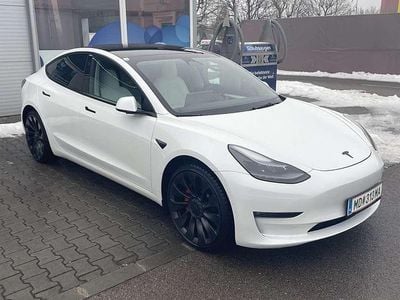 Weiß Gebraucht 2023 Tesla Model 3 Performance Limousine | € 41.000