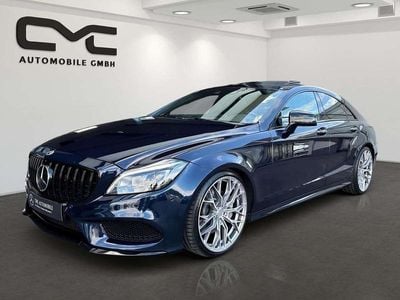Blau Gebraucht 2016 Mercedes CLS350 AMG line Limousine | € 36.990