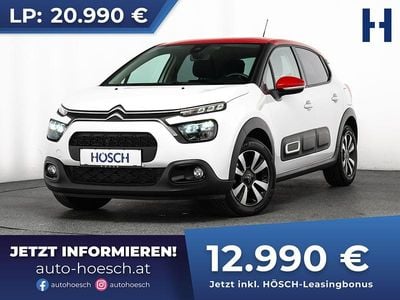 gebraucht Citroën C3 PureTech 83 Shine CARPLAY LED WENIG KM