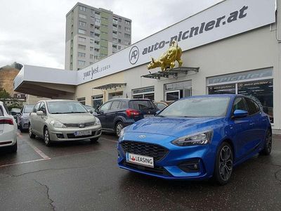Blau Gebraucht 2018 Ford Focus ST-Line Limousine | € 14.990 (Teuer)