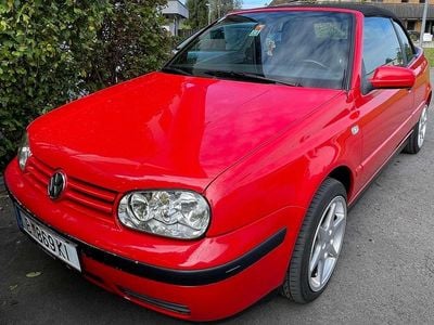 Rot Gebraucht 2001 VW Golf Cabriolet Cabrio | € 4.000
