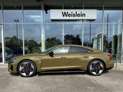 Gebraucht Audi e-tron GT quattro Ambiente 350 kW (476 PS) 2021 Mittelgrün metallic Limousine