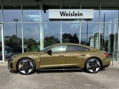 Mittelgrün metallic Gebraucht 2021 Audi e-tron GT quattro Ambiente Limousine | € 60.490 (Teuer)