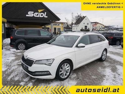 Gebraucht Skoda Superb Style 150 PS (110 kW) 2021 Weiß Kombi
