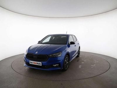 Mittelblau metallic Gebraucht 2024 Skoda Fabia Monte Carlo Limousine | € 22.890 (Fairer Preis)