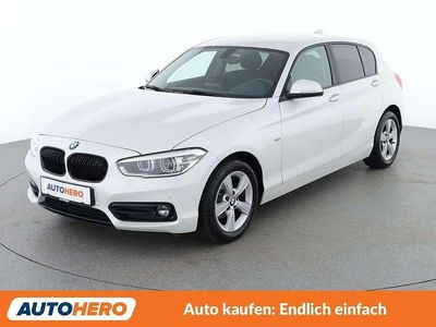 Gebraucht BMW 116 Sport Line 116 PS (85 kW) 2017 Weiß Kleinwagen