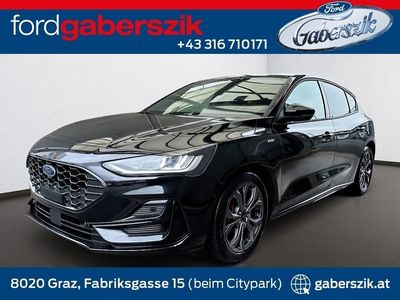 Schwarz Gebraucht 2024 Ford Focus ST-Line X Limousine | € 31.000 (Teuer)